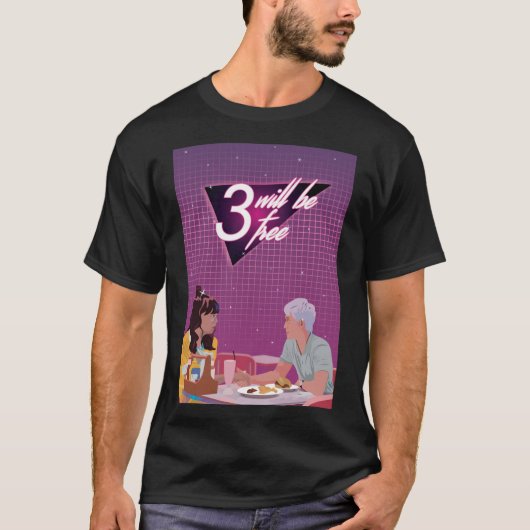 T-shirt 3 sera gratuit (Devant)