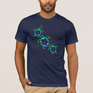 T-shirt 3 tortues de Honu teintes par cravate