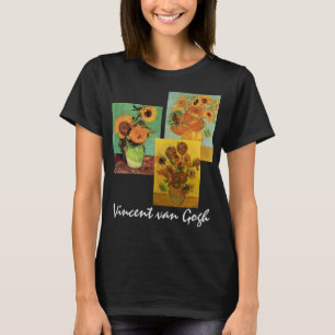 T-shirt 3 Tournesols différents Fleurs par Vincent van Gog