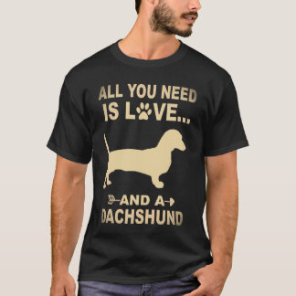 T-shirt 3 Tout ce dont vous avez besoin est l'amour et un