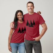 T-shirt 3 voiliers (Unisexe)