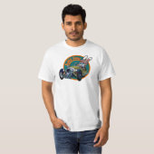T-shirt 3 Wheeler - 白 (Devant entier)