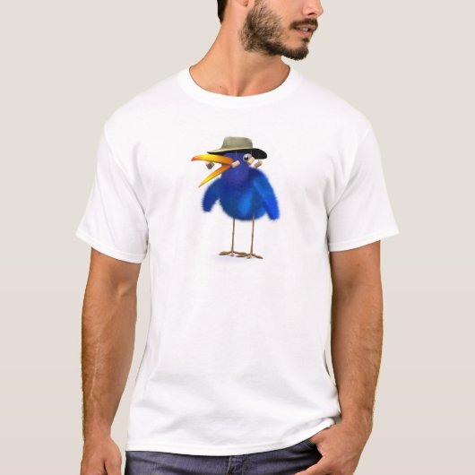 T-shirt 3d Blue Bird Australian (Devant)