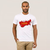 T-shirt 3D CCCP (carte) (Devant entier)
