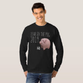 T-shirt 3D Funny Pig chinois Nouvel An personnalisé Homme  (Devant entier)
