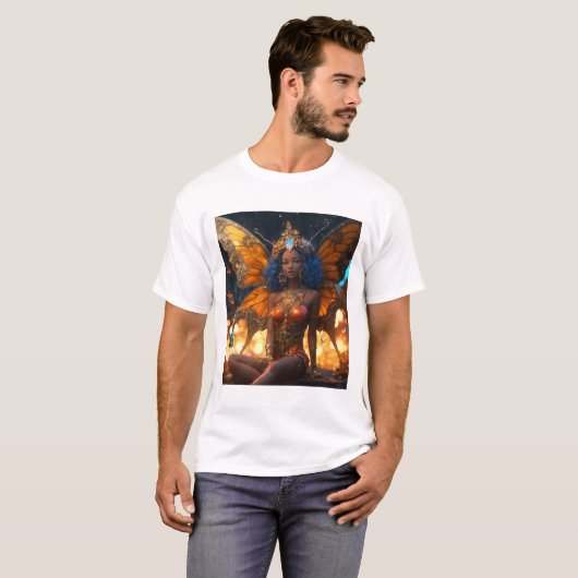 T-shirt 3D Interprétation majestueuse en Afrique T-Shi (Devant entier)