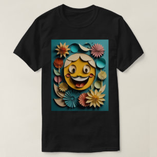 T-shirt 3D Paper Art Design