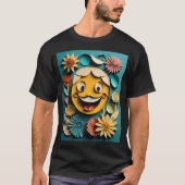 T-shirt 3D Paper Art Design (Devant)