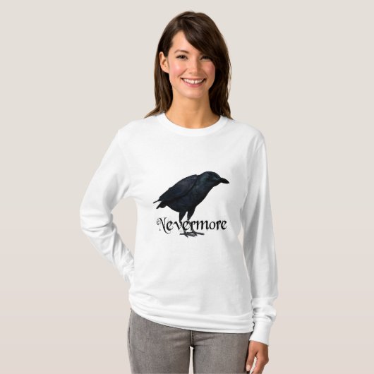 T-shirt 3D plus jamais Raven (Devant entier)