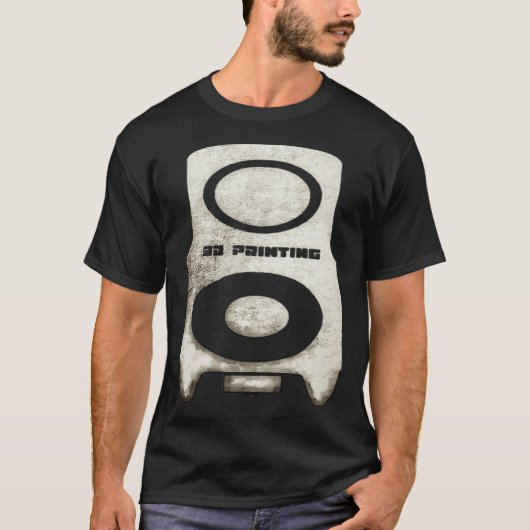 T-shirt 3D Printer hot end artwork  2 (Devant)