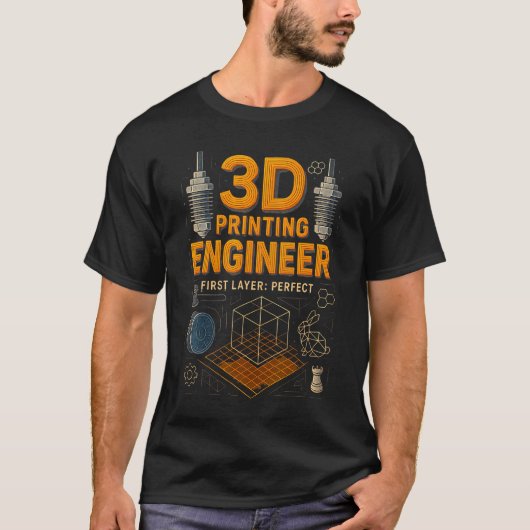 T-shirt 3D Printing Maker Additive Manufacturing Engineer  (Devant)