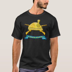 T-shirt 3d Régiment d'infanterie DUI w Br Ribbon X