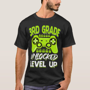 T-shirt 3e année débloquée monte en niveau vidéo joueur re