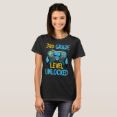 T-shirt 3e année école primaire déverrouillée (Devant entier)