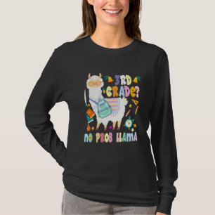 T-shirt 3e année Non Prob-Llama Premier jour de l'école