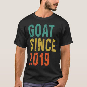 T-shirt 3e anniversaire 3 ans GOAT depuis 2019
