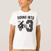 T-shirt 3e anniversaire Cadeau Dirt Vélo 3 ans Motocross (Devant)