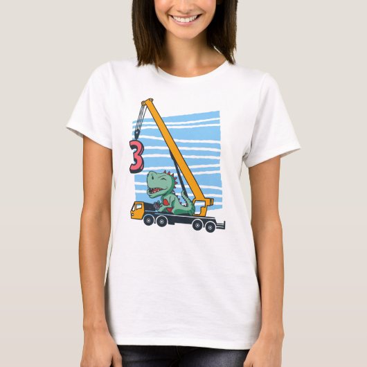 T-shirt 3e anniversaire pour enfants de 3 ans B jour (Devant)