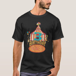 T-shirt 3e anniversaire Ringmaster Kids Circus Lover B jou