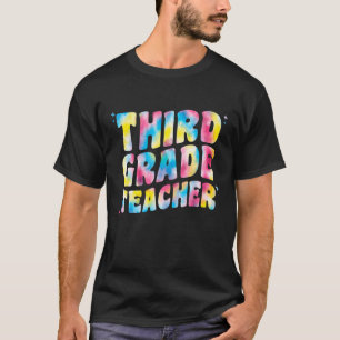 T-shirt 3e degré Teacher For Women Men Tie Dye 3Rd Grad