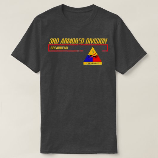 T-shirt 3e division blindée Zip (Design devant)