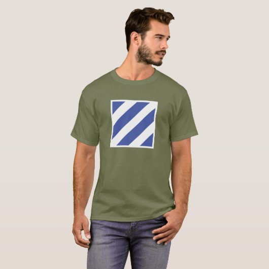 T-shirt 3e insigne de division d'infanterie (Devant entier)