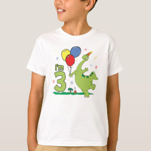T-shirt 3ème anniversaire de Dino
