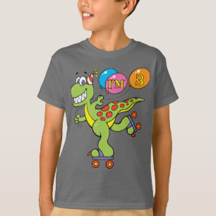 T-shirt 3ème Dinosaure d'anniversaire