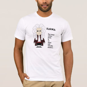 T-shirt 3ème loi de karma et de Newton (T-shirt de couleu