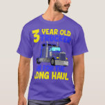 T-shirt 3rd Birthday Camion Kids Camion Driver Boys<br><div class="desc">3rd Birthday Camion Kids Camion Driver Boys Three.</div>