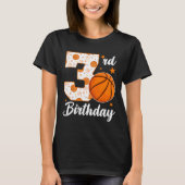 T-shirt 3rd Birthday Sketll 3 Year Old Sketll Player  (Devant)