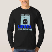T-shirt 3rd Grade Level Unlocked Gamer 1st Day Of School (Devant)