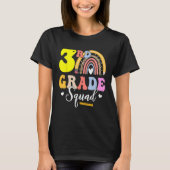 T-shirt 3rd Grade Squad Teachers Kids Third Grade Back to (Devant)