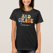 T-shirt 3rd Grade Team Groovy  Women Happy First Day Of Sc (Devant)