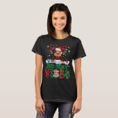 T-shirt 3rd Grade Vibes Teacher Buffalo Red Plaid Reindeer (Devant entier)