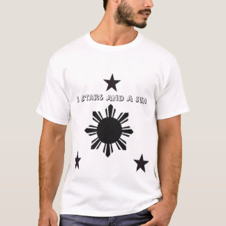 T-shirt 3starsasun, 3 étoiles et un Sun
