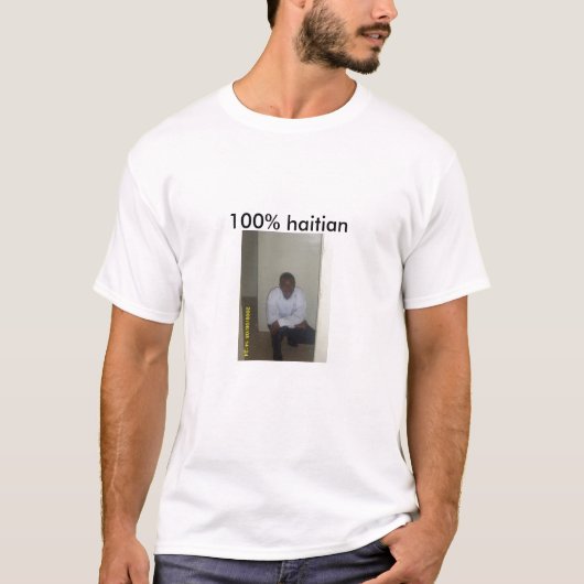 T-shirt 3X 022, haïtien de 100% (Devant)
