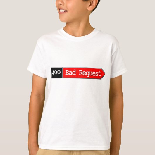 T-shirt 400 - Requête incorrecte (Devant)