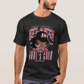 T-shirt 404 ATL Area Code Unapologetically Melanated (Devant)