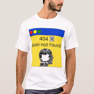 T-Shirt 404 cerveau non trouvé