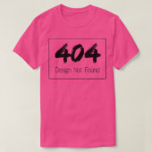 T-shirt 404 Conception introuvable (Design devant)