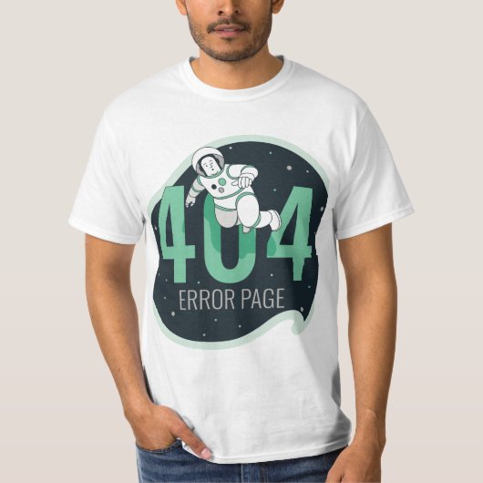 T-shirt 404, drôle, code régional 404, erreur 404, erreur  (Devant)