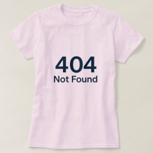 T-shirt 404 introuvable
