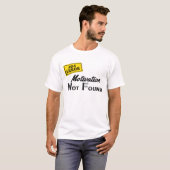 T-shirt 404 Motivation introuvable (Devant entier)