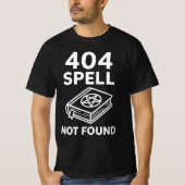 T-shirt 404 SPELL NOT FOUND | Wizard Tech Support Funny Ga (Devant)