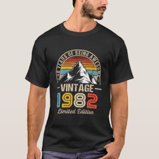 T-shirt 40 Anniversaires Décorations Hommes 40Ème Annivers