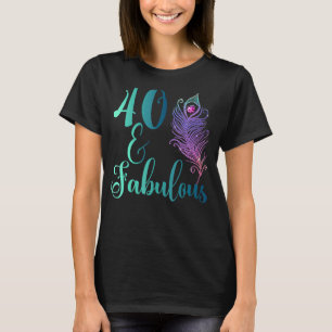 T-shirt 40 Ans 40 & Fabuleux depuis 1982 40e anniversaire