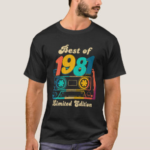 T-shirt 40 Ans 40E Anniversaire Décoration Meilleur De 198