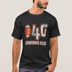 T-shirt 40 Ans 40E Saisons De Football Vieux Funny Footbal