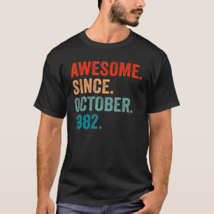 T-shirt 40 Ans 40ème Anniversaires Hommes stupéfaits depui